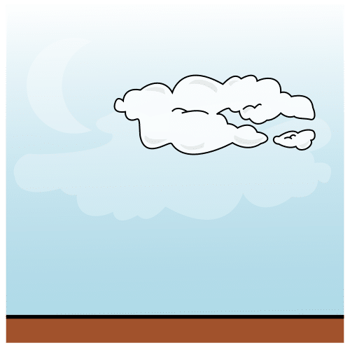 Pictograma de cielo para niños con autismo y TEA