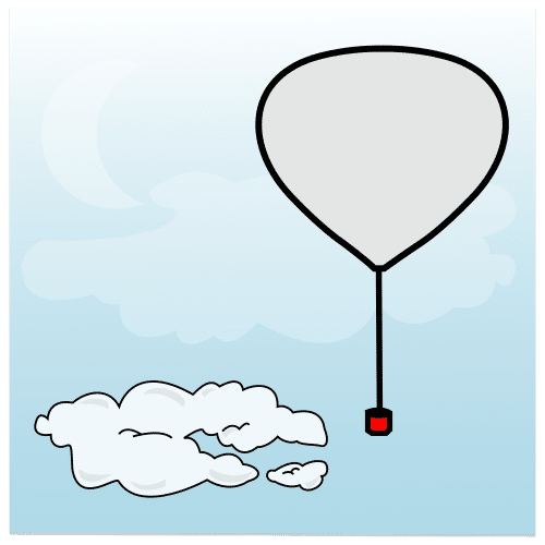 Pictograma de globo sonda para niños con autismo y TEA
