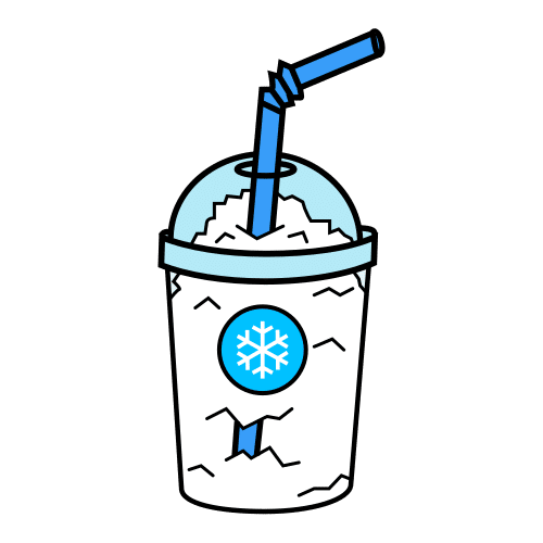 Pictograma de granizado para niños con autismo y TEA