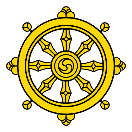 Pictograma de dharma chakra para niños con autismo y TEA