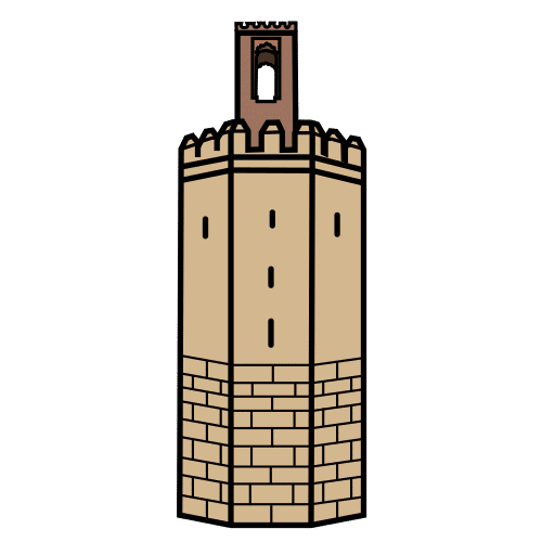 Pictograma de torre para niños con TEA