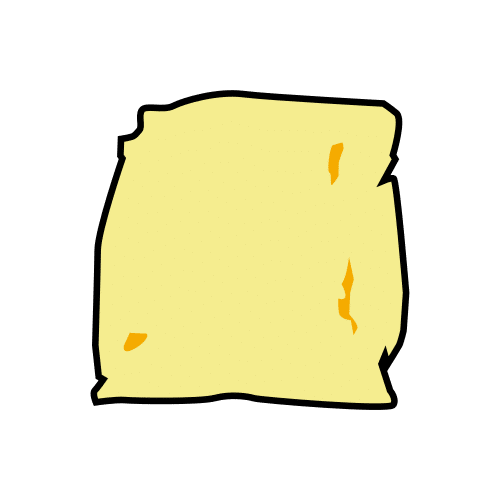 Pictograma de loncha de queso para niños con autismo y TEA