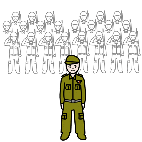 Pictograma de general para niños con TEA
