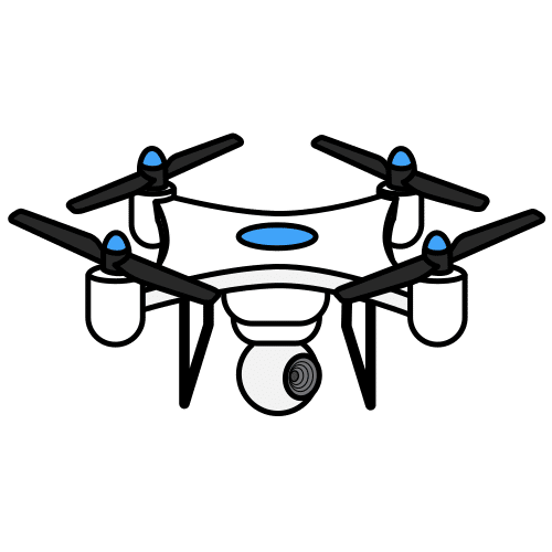 Pictograma de dron para niños con autismo y TEA