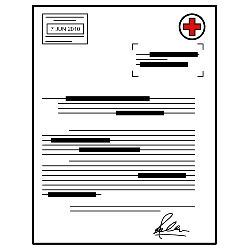 Pictograma de confidencial para niños con TEA