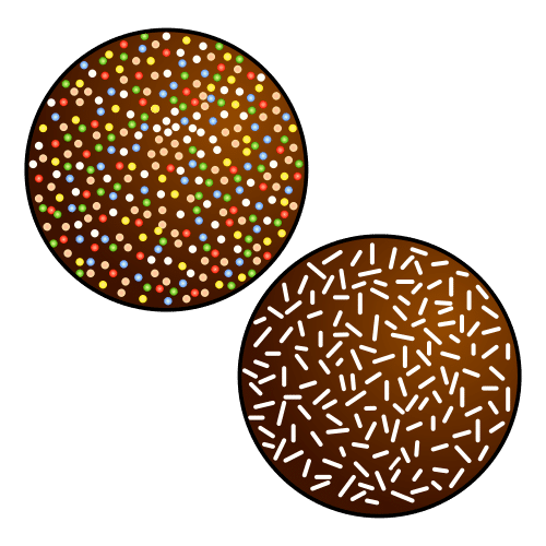 Pictograma de trufas de chocolate para niños con autismo y TEA