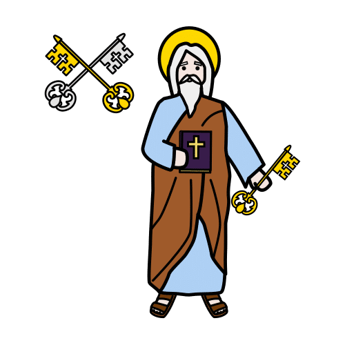 Pictograma de San Pedro para niños con autismo y TEA