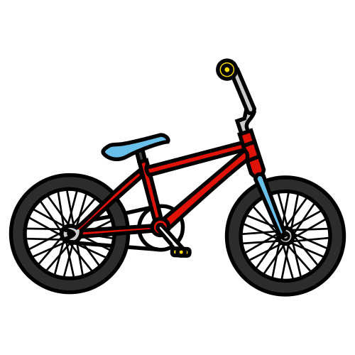 Pictograma de bicicleta para niños con autismo y TEA