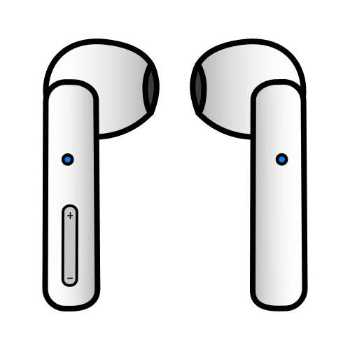 Pictograma de auriculares para niños con autismo y TEA