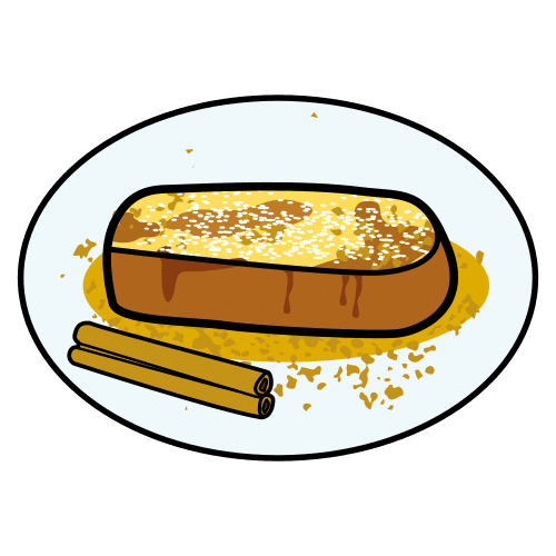 Pictograma de torrija para niños con autismo y TEA