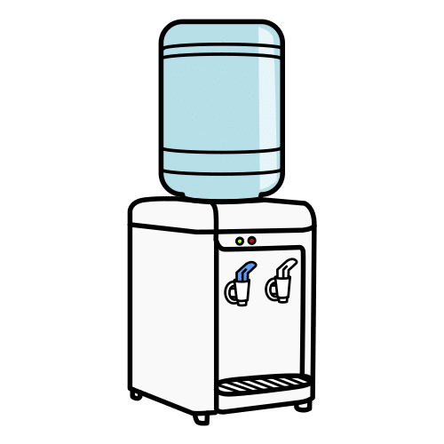 Pictograma de dispensador de agua para niños con autismo y TEA