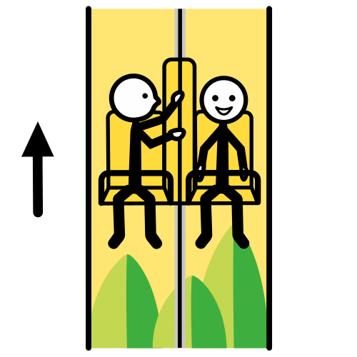 Pictograma de atracción para niños con autismo y TEA