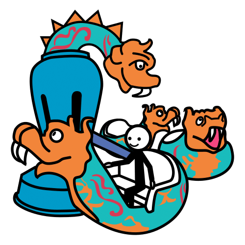 Pictograma de carrusel para niños con autismo y TEA