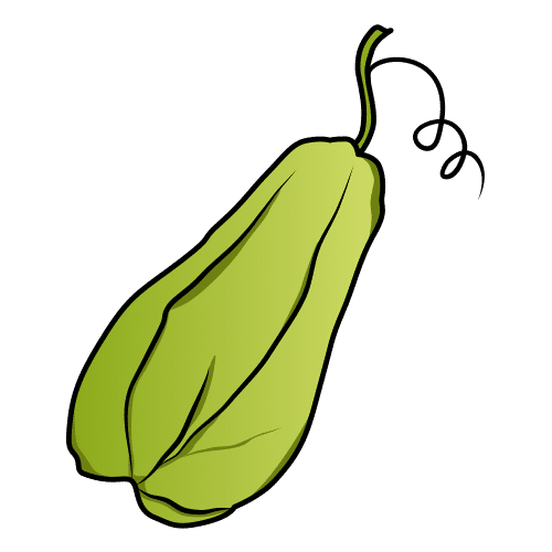 Pictograma de chayote para niños con autismo y TEA