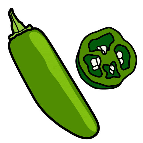 Pictograma de jalapeño para niños con autismo y TEA
