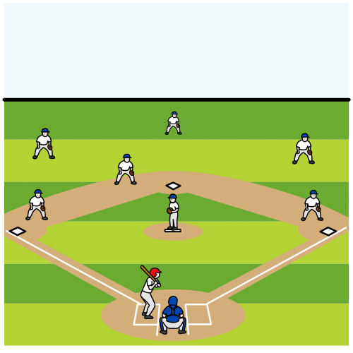 Pictograma de jugar al béisbol para niños con autismo y TEA