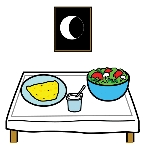 Pictograma de cena para niños con TEA
