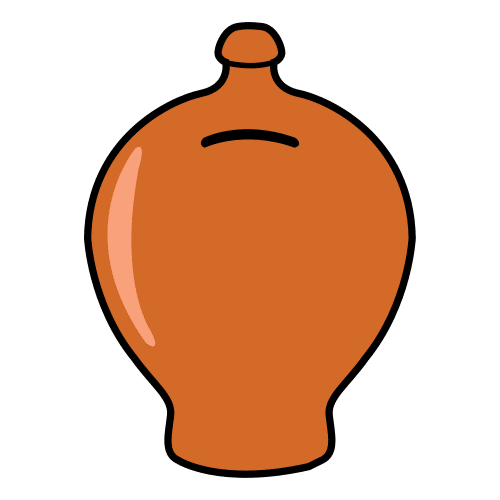 Pictograma de hucha para niños con TEA