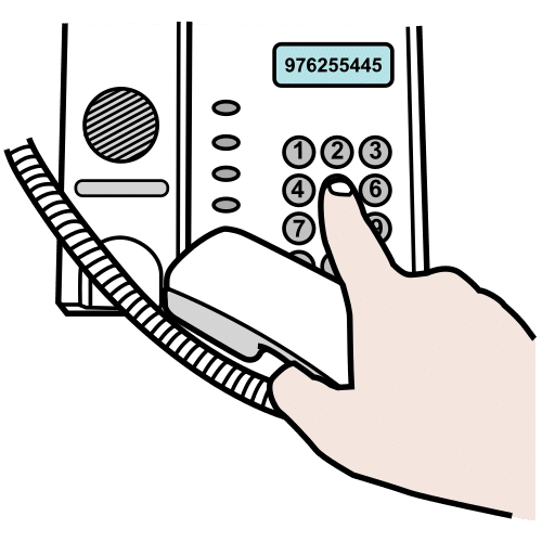 Pictograma de telefonear para niños con autismo y TEA