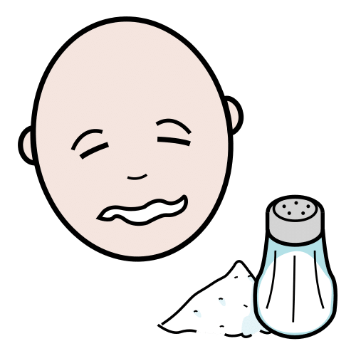 Pictograma de salado para niños con TEA