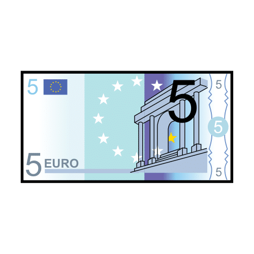 Pictograma de 5 euros para niños con autismo y TEA