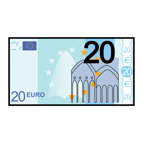 Pictograma de 20 euros para niños con autismo y TEA