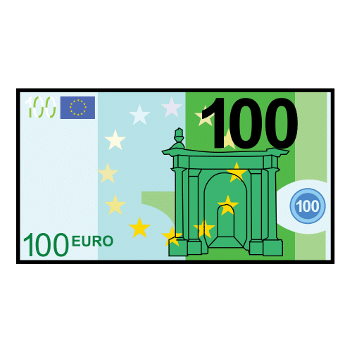Pictograma de 100 euros para niños con autismo y TEA