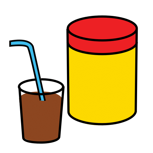 Pictograma de ColaCao para niños con TEA