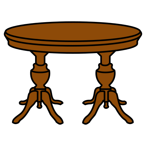 Pictograma de mesa de salón para niños con autismo y TEA