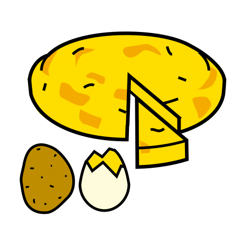 Pictograma de tortilla para niños con autismo y TEA