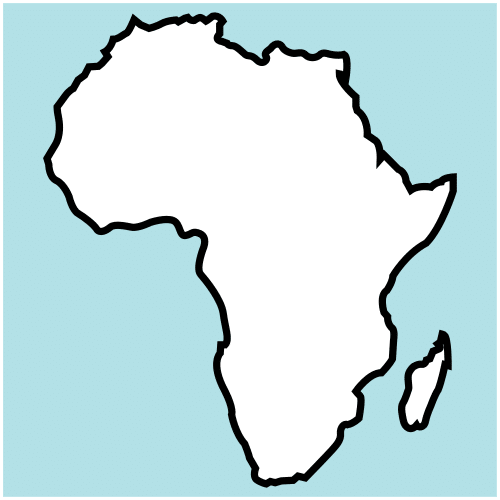 Pictograma de África para niños con TEA