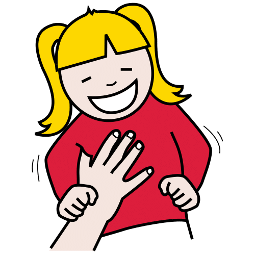 Pictograma de cosquillas para niños con TEA