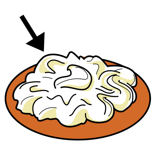 Pictograma de nata para niños con TEA
