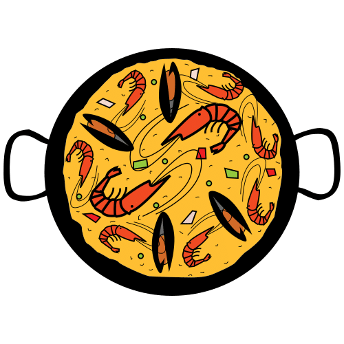 Pictograma de paella para niños con TEA