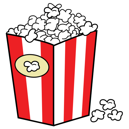 Pictograma de palomitas para niños con TEA