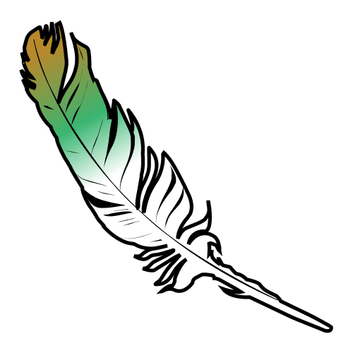Pictograma de pluma para niños con TEA