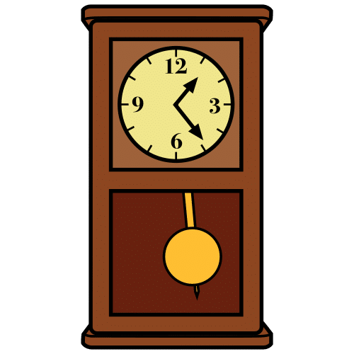 Pictograma de reloj para niños con TEA