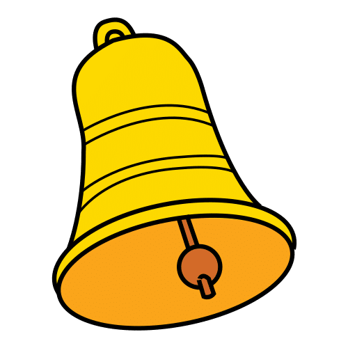 Pictograma de campana para niños con TEA