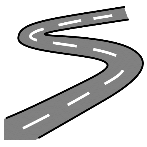 Pictograma de carretera para niños con TEA