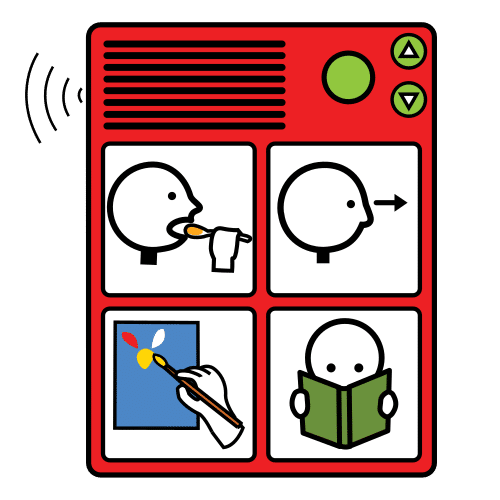 Pictograma de comunicador para niños con TEA