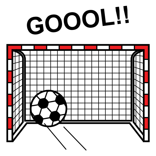 Pictograma de gol para niños con TEA