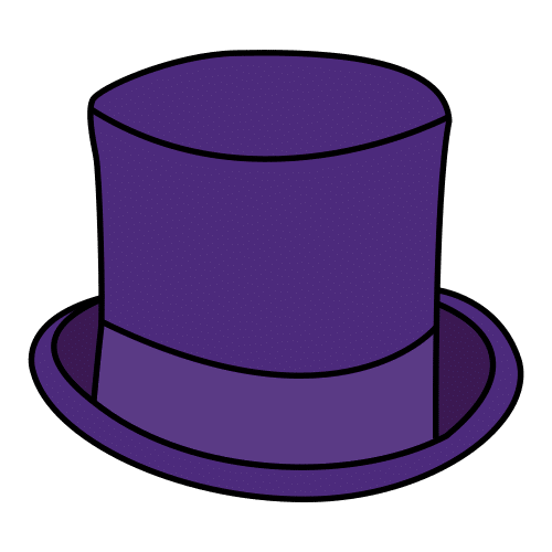 Pictograma de sombrero para niños con TEA