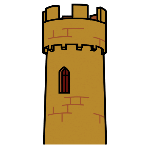 Pictograma de torre para niños con TEA