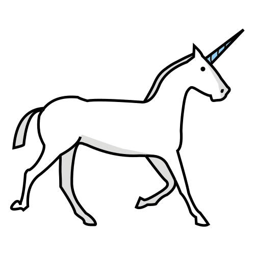Pictograma de unicornio para niños con TEA