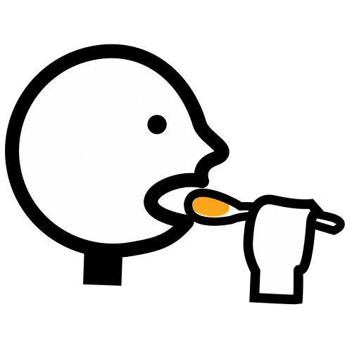 Pictograma de comer para niños con TEA