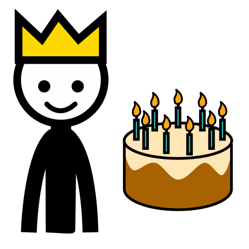 Pictograma de ¡Feliz Cumpleaños! para niños con autismo y TEA