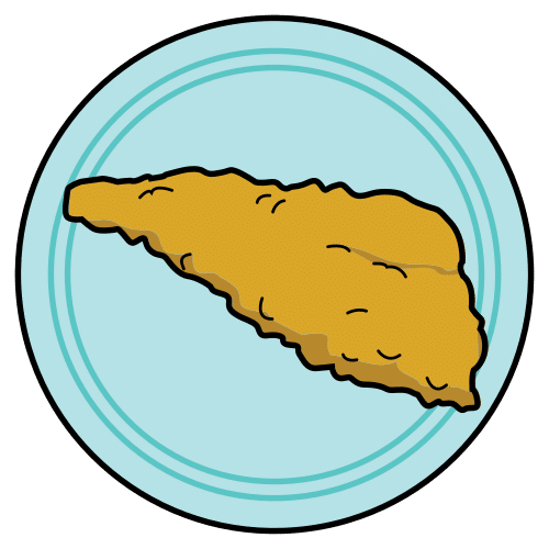 Pictograma de pescado para niños con TEA