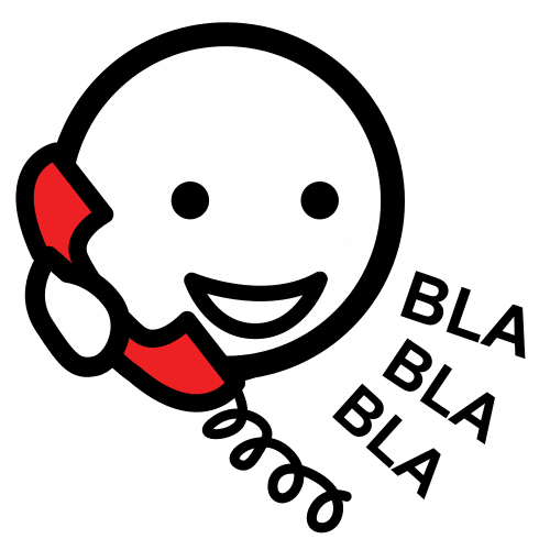 Pictograma de hablar por teléfono para niños con TEA