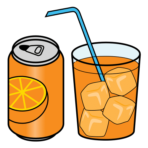 Pictograma de naranjada para niños con TEA