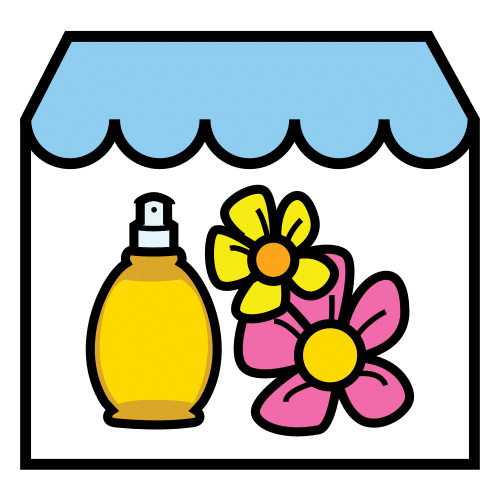 Pictograma de perfumería para niños con TEA